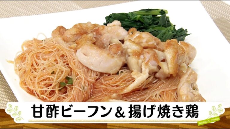 ナマなキッチン「甘酢ビーフン＆揚げ焼き鶏」