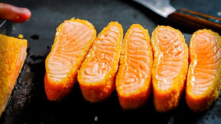 【コストコのサーモンで完璧なレアカツ攻略法】シェフが辿り着いたベストな火入れがこちら