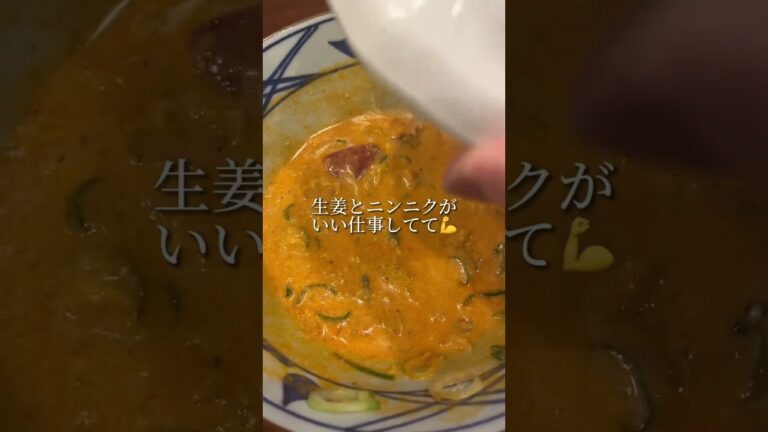 TOKIOってすごくない❓丸亀製麺「豆乳仕立ての冷やしトマたまカレーうどん」