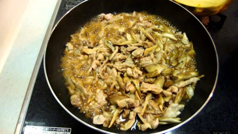 豚とごぼうのしぐれ煮ちう動画