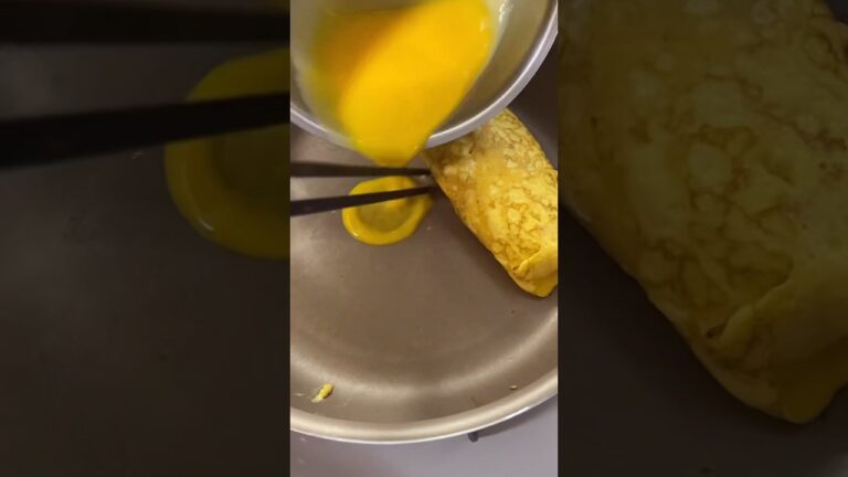 丸いフライパンで、だし巻き玉子⭐︎作ります♪