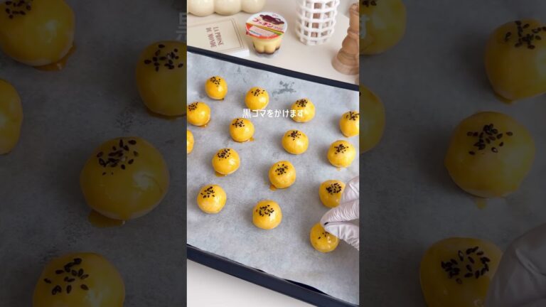 材料3つプリンでスイートポテト#プッチンプリン #プリン #さつま芋 #さつまいもスイーツ #さつまいもレシピ #お菓子作り #簡単おやつ #簡単スイーツ #sweetpotato #pudding