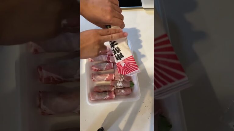 豚ロースの大葉チーズロール揚げ #かんたんレシピ #cooking #food #アレンジレシピ #ビールに合う #japanesefood #美味しい #時短レシピ #shorts