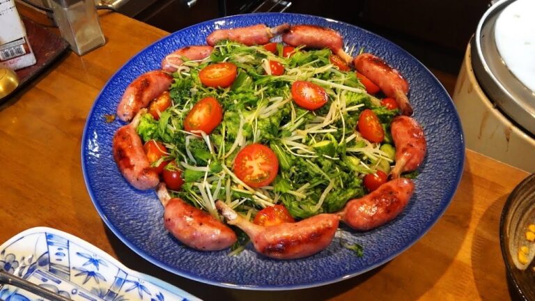 【ケールのグリーンサラダ】メッチャいっぱい料理作るぞ！【Kale's green salad】I will cook a lot of dishes!