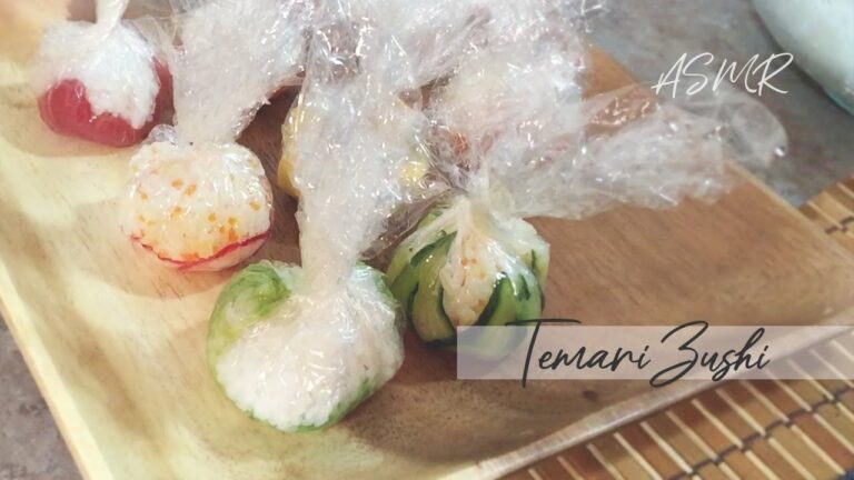 [ASMR] How To Make Japanese Temarizushi