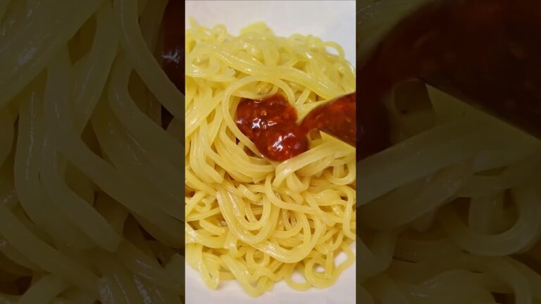 【おうちでOPF】「四川風汁なし担々麺」￥200　#汁なし担々麵 #tkg #たまごかけご飯
