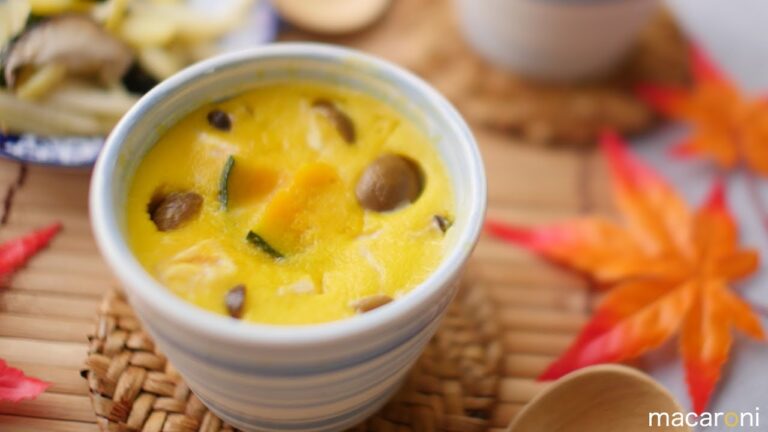 ほっこりやさしい甘さ！ かぼちゃの なめらか 茶碗蒸し のレシピ 作り方