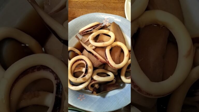 里芋とイカの煮物　９月25日　＃Shorts