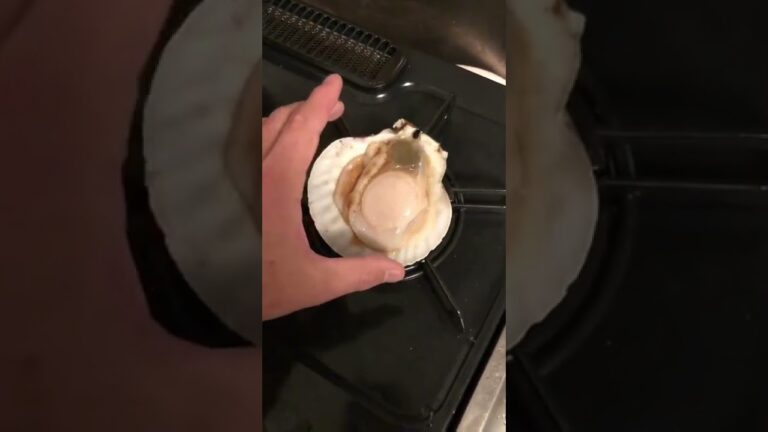 殻付きホタテって焼きにくくない？【バター醤油】