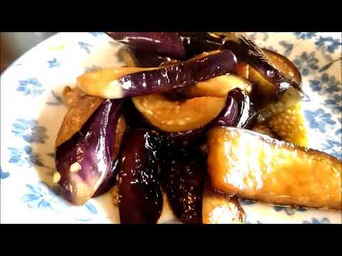 youtuberの茄子炒め★ごま油＃Vlog