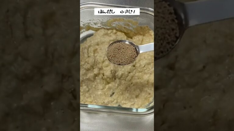 これハマる！レンジでふわふわお好み焼き#shorts