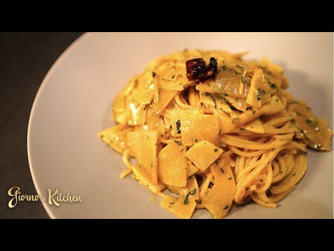 【タケノコのパスタ】旬のタケノコを味わう最高のパスタ【ペペロンチーノ】