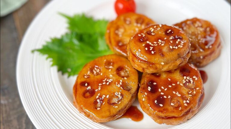 簡単おかず♪れんこんつくね