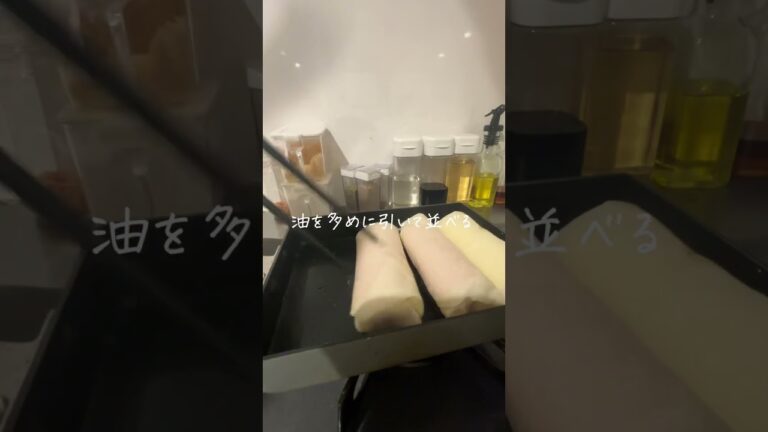 春巻きの皮が余った時に🤤💞コメントに作り方載せてます！ #春巻き #ちくわチーズ #チーズ #ハムチーズ