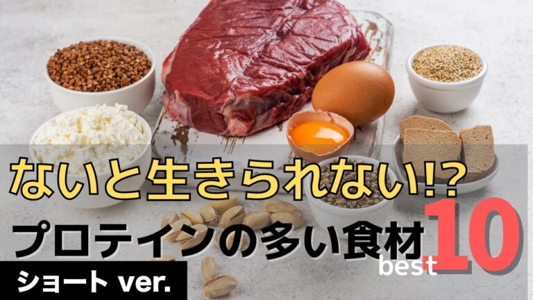 プロテイン（タンパク質）の多い料理（食べ物）ベスト10 #Shorts