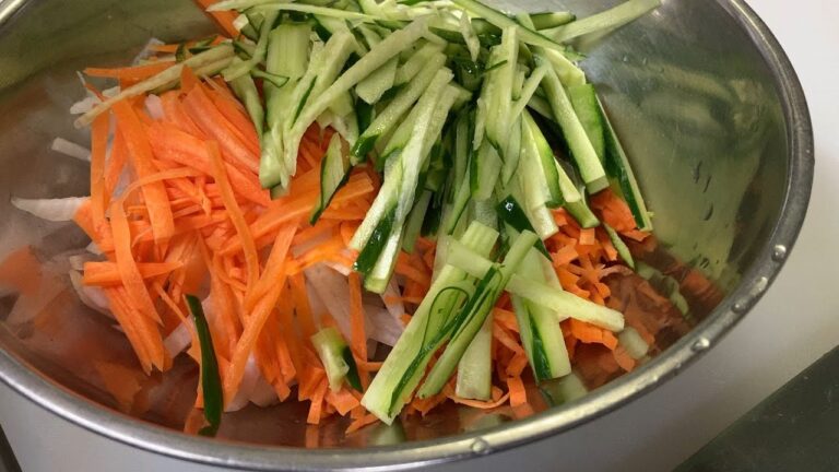 【料理log】「和風大根サラダ」作りました