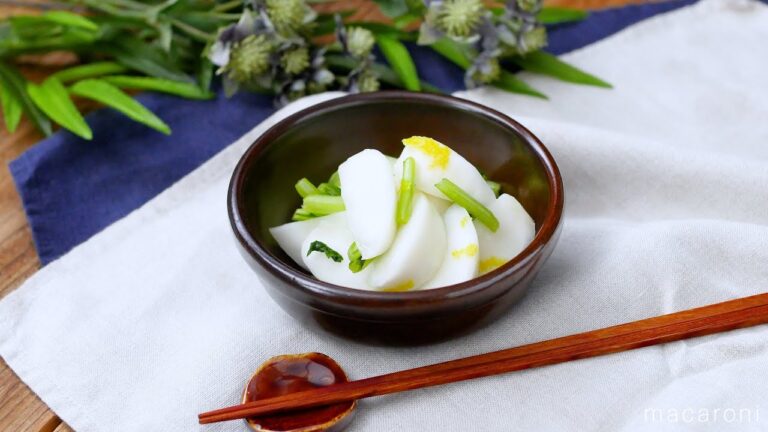 【かぶのゆず漬け】ゆず丸々1個使う！作り置きにもおすすめ♪｜macaroni（マカロニ）