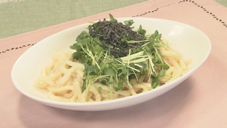 【イケめし】驚くほど簡単！明太子クリームうどん（2022/4/6）