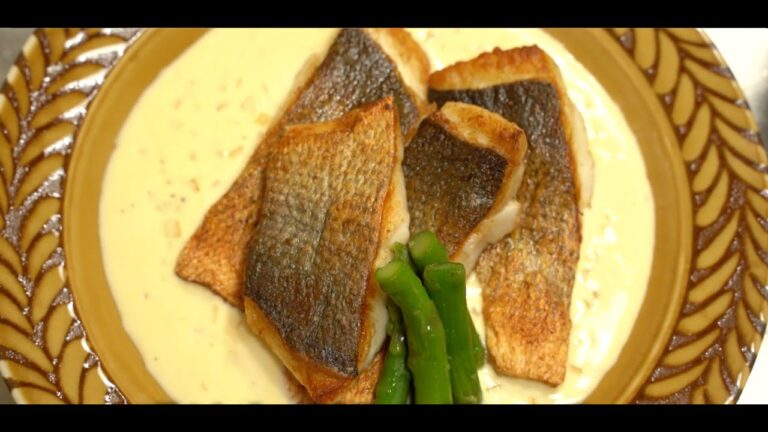 スズキのムニエル簡単なウァンフランソース