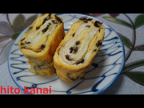 お弁当に 簡単 塩昆布卵焼き