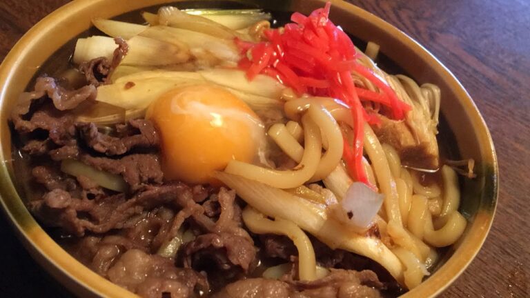 「すき焼うどん」作り方