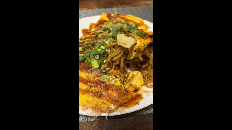 簡単で安くて美味しい【オムそば】を作る！#shorts #料理