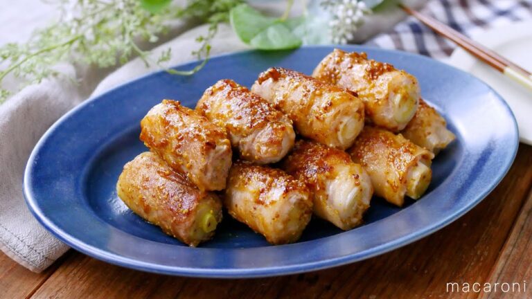 【長ねぎと豚肉のマスタード炒め】ねぎと豚肉の相性抜群！おかずにもおつまみにも♪｜macaroni（マカロニ）