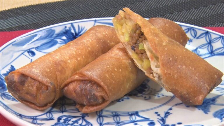 キャベツのカレー春巻き【キチキチキッチン】
