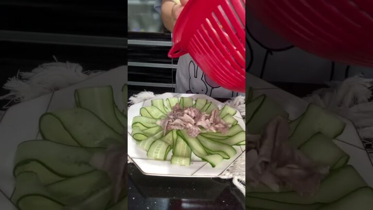 【見た目も綺麗な雲白肉】おもてなし料理にも使える簡単うんぱいろう🤎🥩#時短レシピ#料理好き#簡単#みみキッチン#節約レシピ#うんぱいろう#雲白肉#中華#中華料理