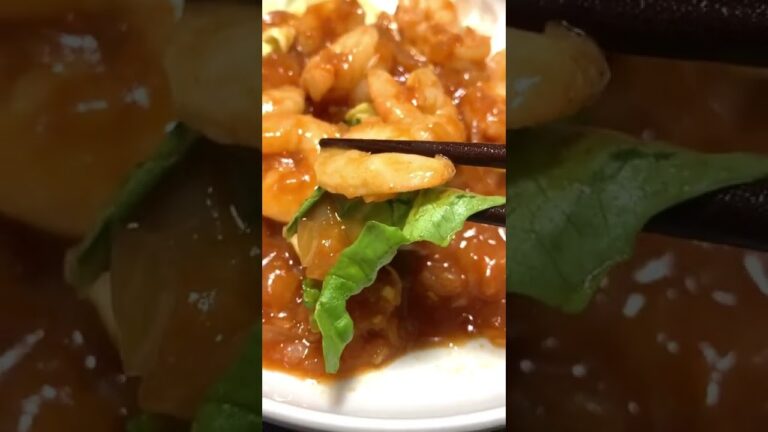 【ズボラ料理】簡単❗️エビチリを作ってみました‼️