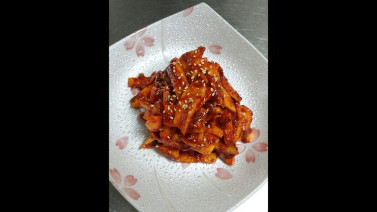 エリンギのピリ辛お酢和えの作り方(お酒のおつまみ)