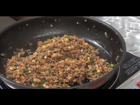 豚挽き肉の甘味噌炒め。（篠原 純子。）