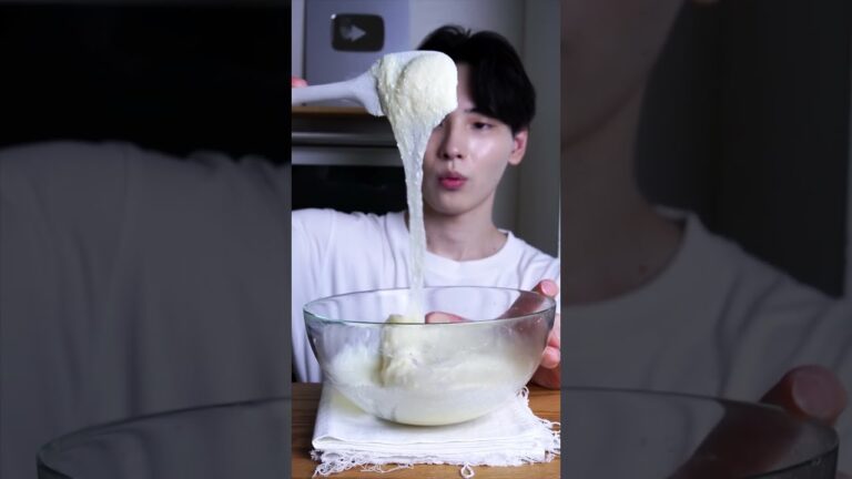 材料3つ！豆腐わらび餅の作り方！ #shorts