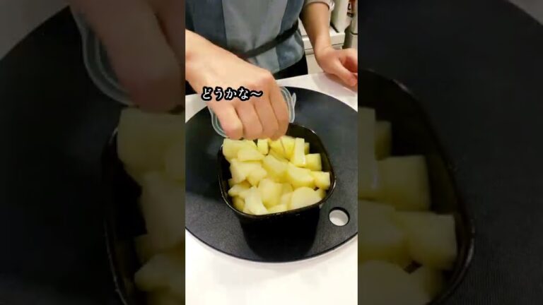🍳赤ウインナーで一品☆可愛らしく🎗シンプルポテトサラダ😋【不器用な私が作る簡単で美味しい料理編】#shorts