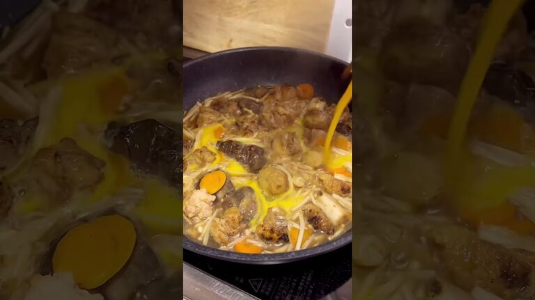 焼き鳥の卵とじ丼