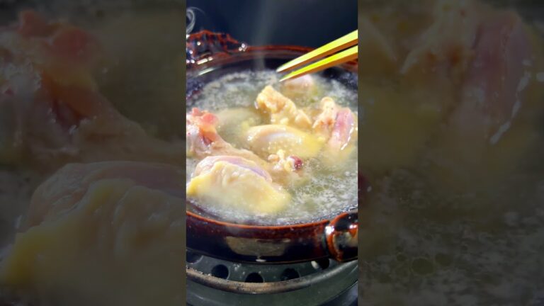 伝説！鶏と豆腐の鍋 #shorts #お鍋 #ポン酢