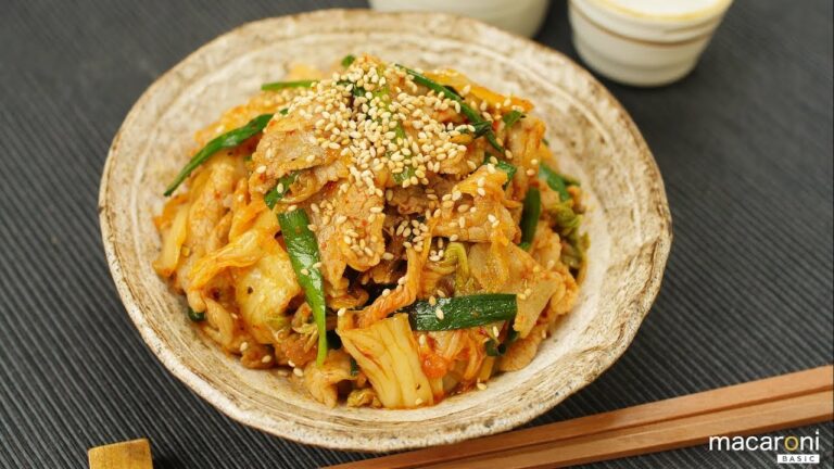 【基本のレシピ】 簡単！早うま！ スタミナ 豚 キムチ のレシピ 作り方
