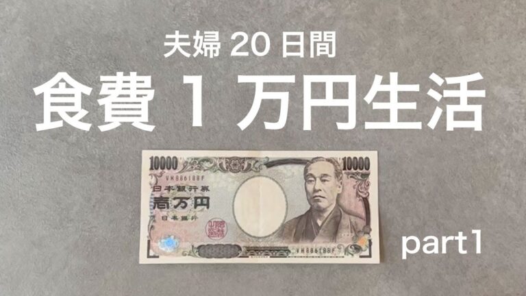 食費1万円生活 夫婦20日間 part1 / 常備菜6品 下味冷凍13品をひたすら作る