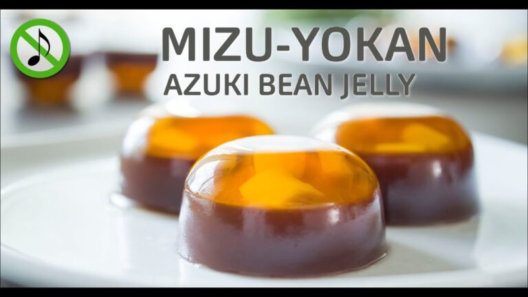 【No Music】カラメル 水ようかんの作り方 Caramel MIZU-YOKAN (Sweet Azuki Bean Jelly / Red Bean Jelly) Recipe【ASMR】