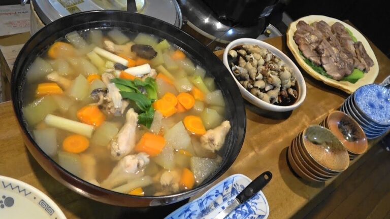 普通の台所で８人前作るぞ！【冬瓜の和風煮物・つぶの甘辛煮・炙りローストポーク】