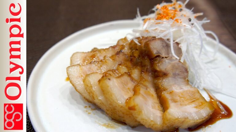 オリンピックの超簡単レシピ　照り焼きチャーシューの作り方