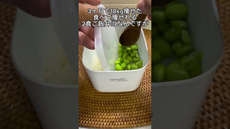 18kg痩せた弁当レシピ