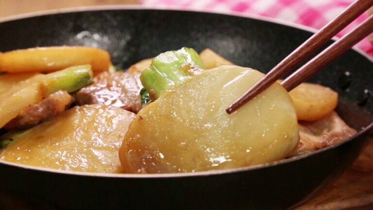 かぶのしょうが焼き