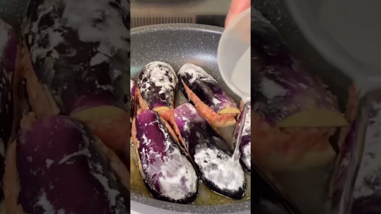 やる気0%でもできる激旨簡単ナスの肉詰め！【レシピ動画】