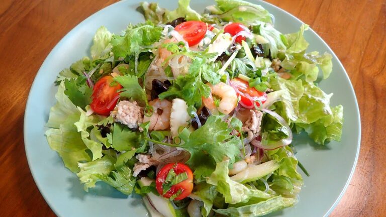 シーフードミックスで作るヤムウンセン(タイ風春雨サラダ)の作り方｜ASMRタイ料理プロレシピ