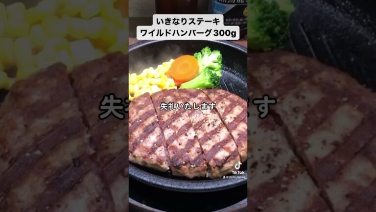 いきなりステーキ　ワイルドハンバーグ　300g