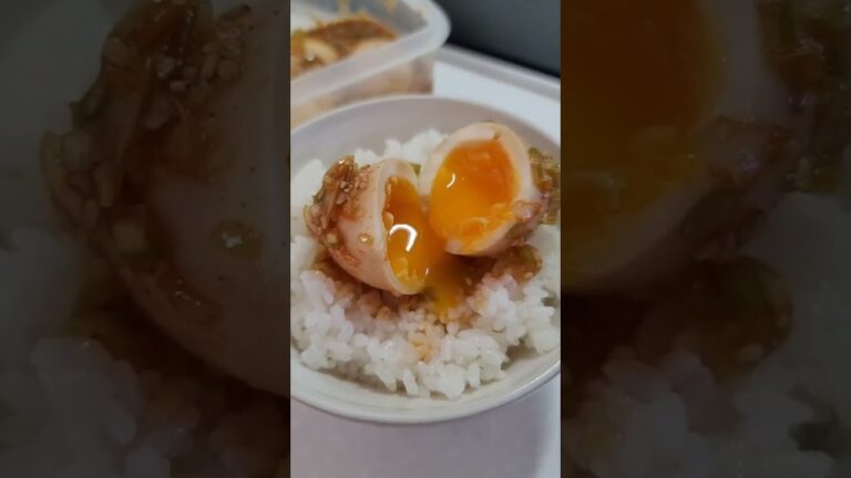 話題のレシピ【麻薬卵】をコチュジャンを加えて韓国風にアレンジ！