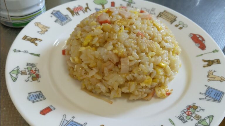 「閲覧注意」自家製カニカマチャーハン