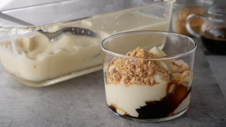 【簡単ノンシュガーで作る♡ぷるぷるとろん豆乳ぷりん】「簡単少量の黒蜜の作り方もどうぞ」この食感にハマる～ | Easy soy milk pudding(sugar-free)