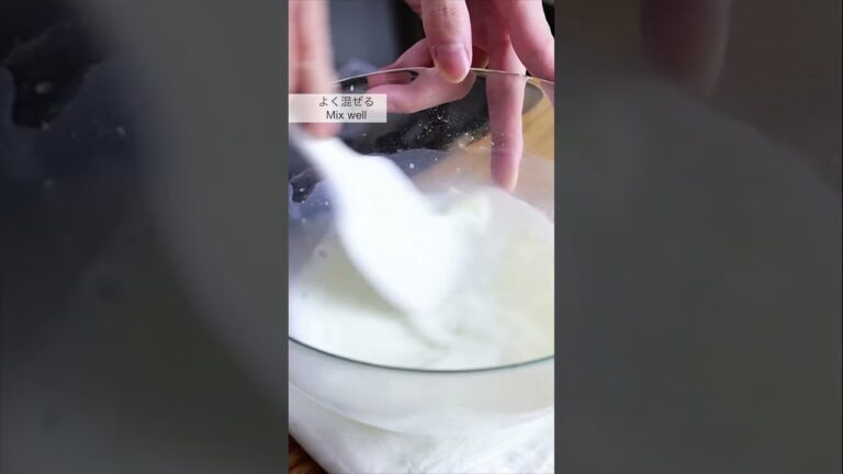 レンジで2分！ミルク餅の作り方。#shorts